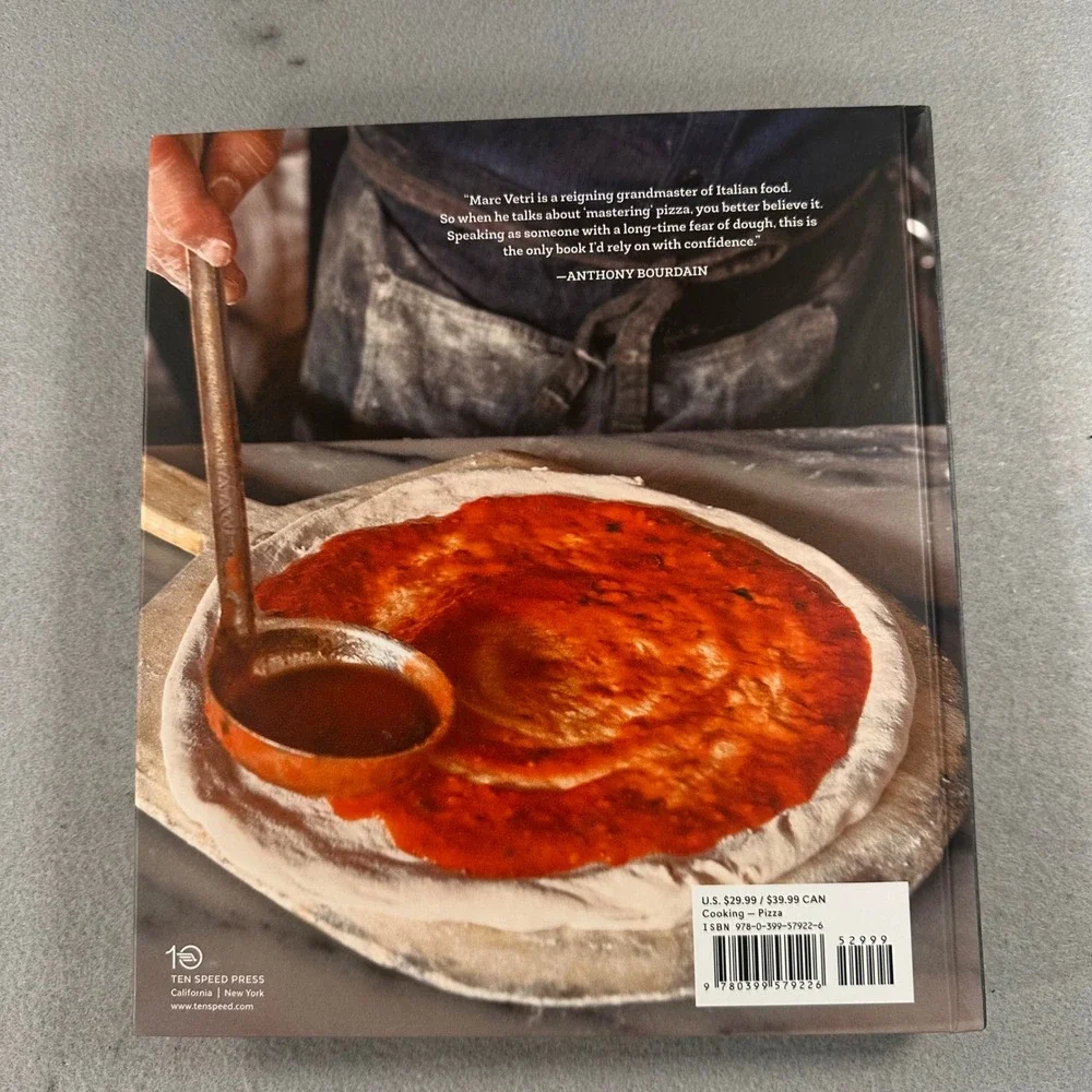Mastering Pizza Cookbook Marc Vetri David Joachim Hardcover Italian Recipes